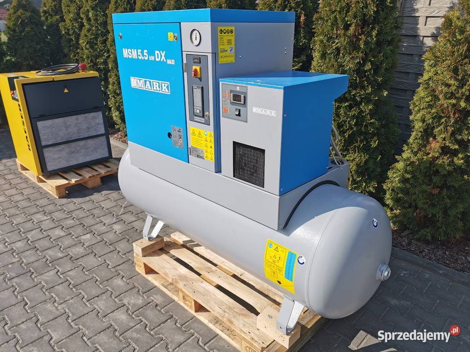 1200h 55kw 800L Sprężarka śrubowa MARK 10bar wielkopolskie Borzęcice sprzedam