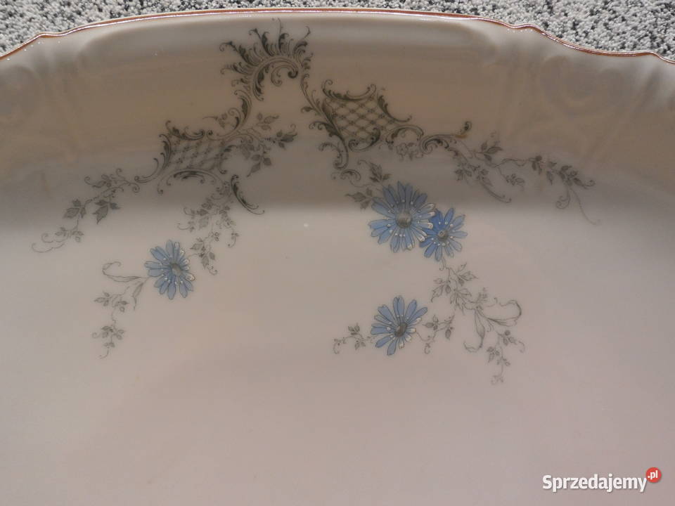Porcelanowa duża paterapółmisek GHASCHE BERLIN Raszków