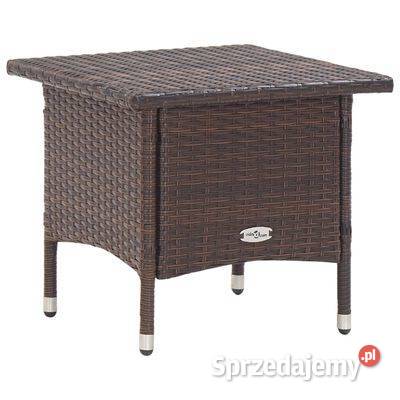 Stolik herbaciany brązowy 50 x 50 x 47 mazowieckie Warszawa