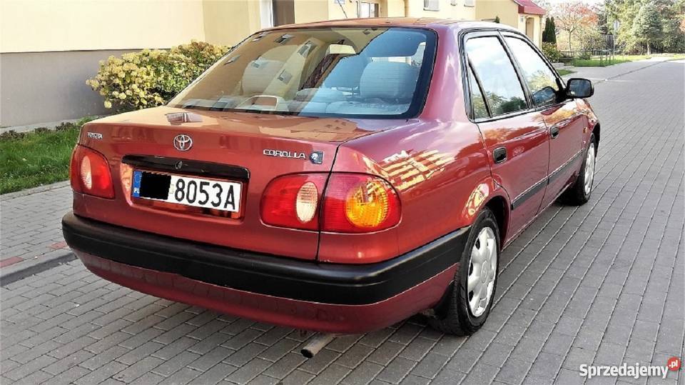 Toyota Corolla 1.6 benzyna. 1999 rok Elbląg Sprzedajemy.pl