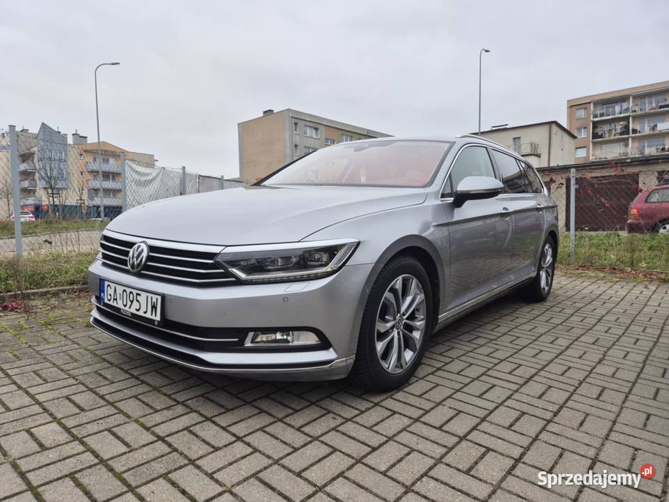 VW Passat B8 15TSI EVO 2019r DSG elektrycznie ustawiane fotele Gdynia
