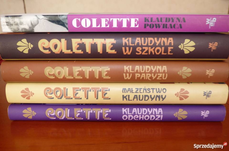 5 tomów powieści Colette Klaudyna