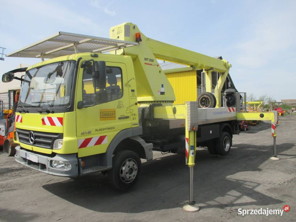 Podnośnik koszowy Wumag WT230 na samochodzie Rok produkcji 2007 wielkopolskie Pleszew