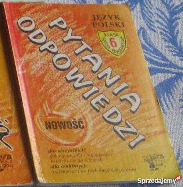 Pytania Odpowiedzi Język Polski Szkoła kujawsko-pomorskie Grudziądz sprzedam