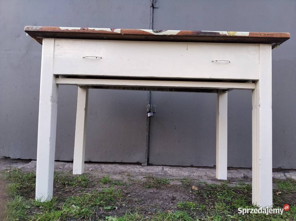 OKAZJA Stół Kuchenny z Szufladą Na Miski z śląskie Zabrze