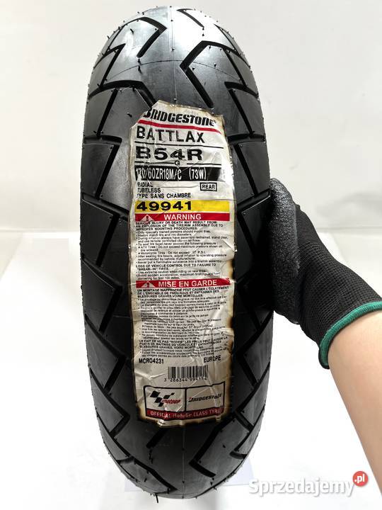 4330 Opona motocyklowa BRIDGESTONE BATTLAX BT54R W do 270 km/h Łobżenica