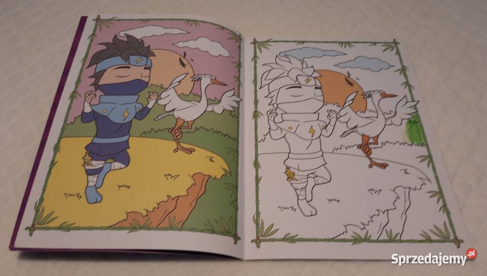 Animated colouring book Ninja friends Czeladź