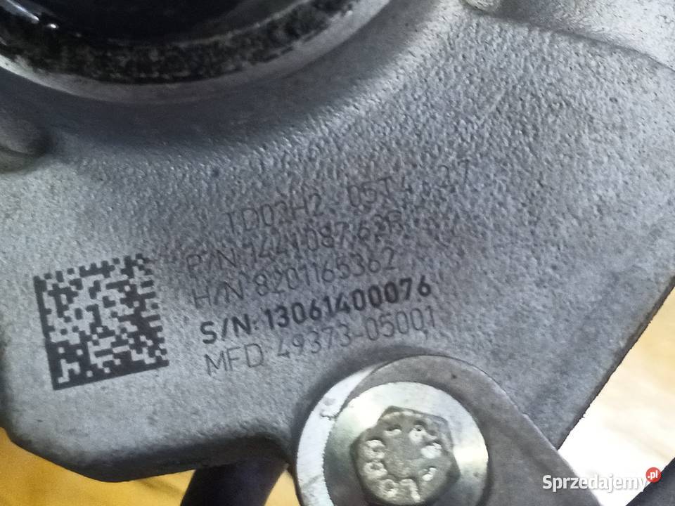 Turbosprężarka dacia renault 12tce 144108762R osobowe Jedlnia