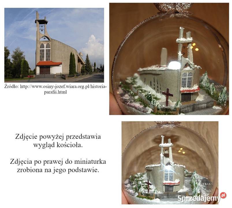 bombka ręcznie robiona spersonalizowana na Boże Narodzenie Boże Narodzenie śląskie Żory