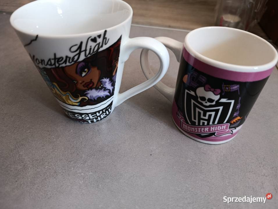 kubek kubki monster high komplet wielkopolskie Poznań