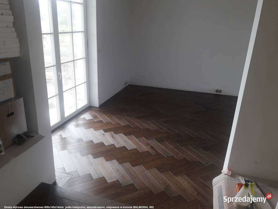 Deska warstwowa dębowa na jodełkę dąb kl Rebusta Hajnówka