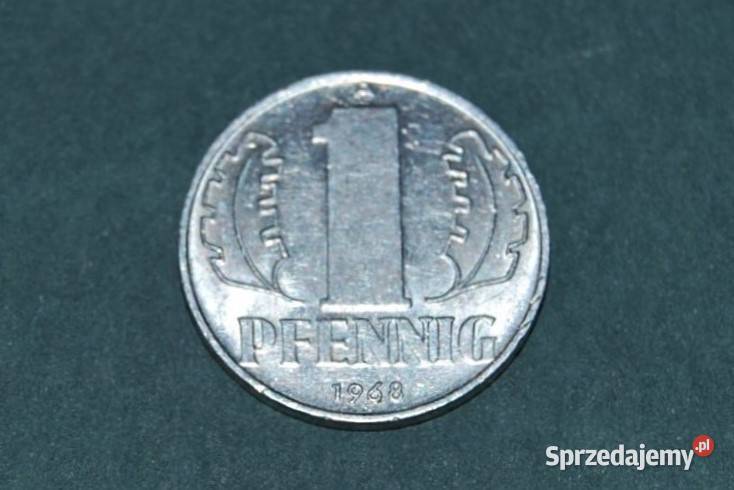 1 Pfennig 1968r Moneta Starocia Warszawa