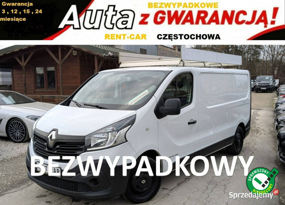 Renault Trafic 16D125OPŁACONY3Osoby Long ASR (kontrola trakcji) Częstochowa