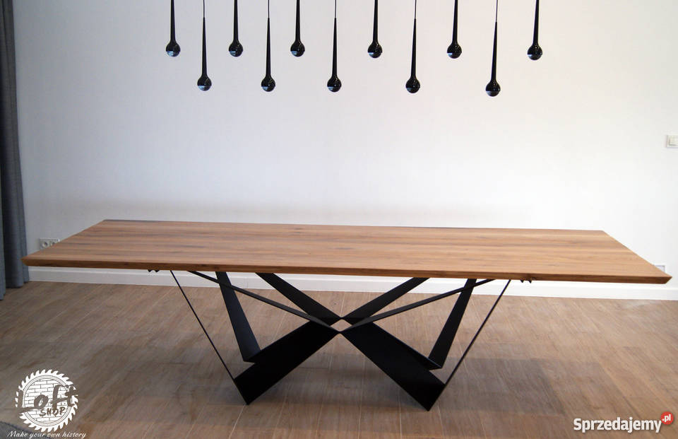 Ekskluzywny stół loftowy INDUSTRIALNY DIAMOND