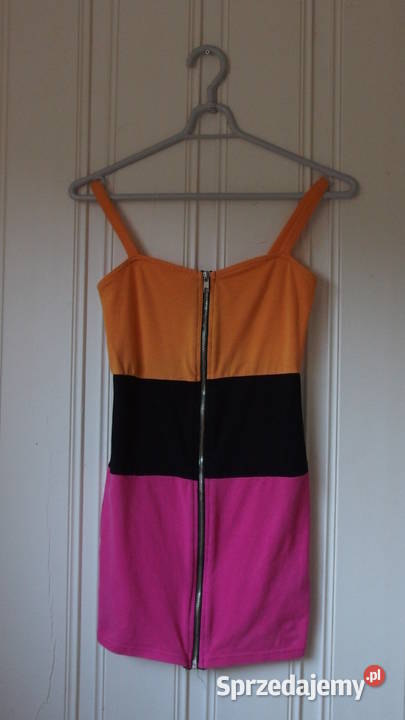 sukienka tunika hm xxs 32 xs 34 zamek zip suwak Toruń