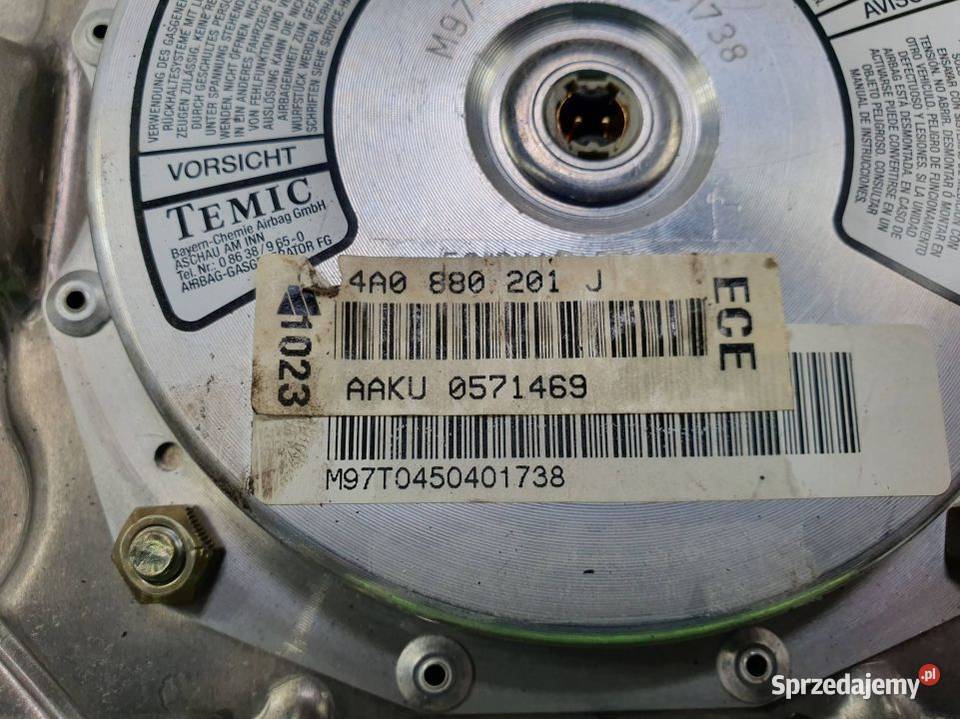 PODUSZKA AIRBAG AUDI A4 B5 4A0880201J Pozostałe Lipno