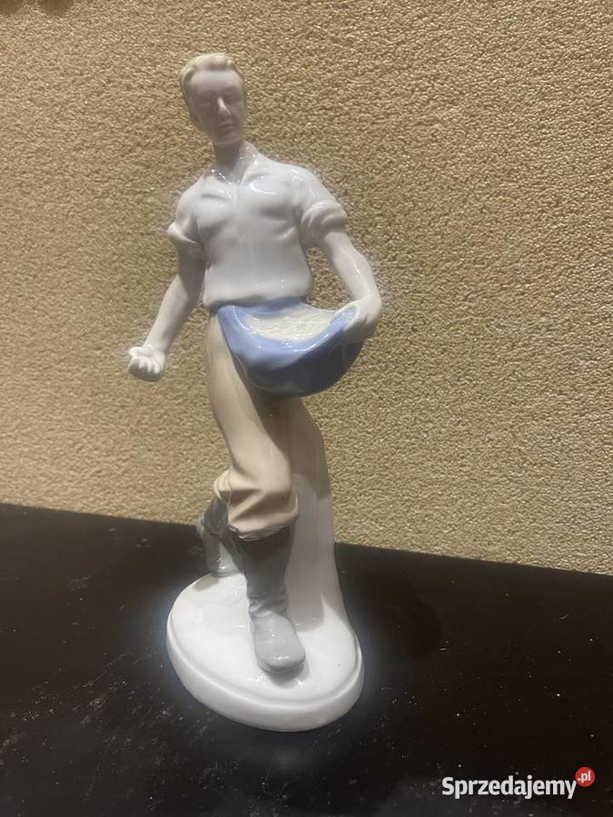 Figurka porcelanowa Siewca Lippelsdorf 195174 Łódź