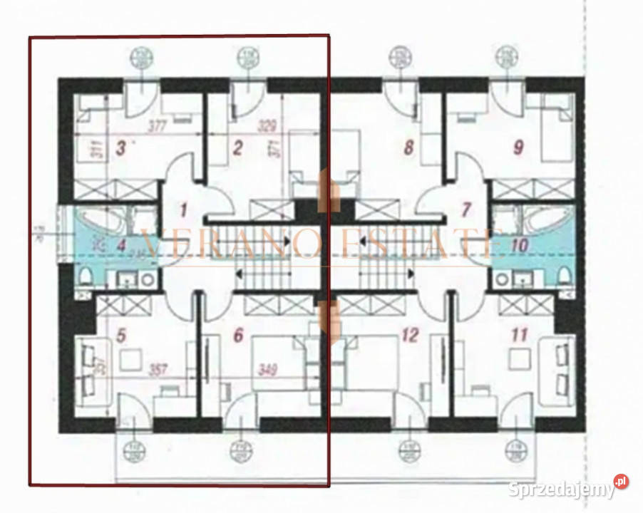 Drugi etap bliźniak 5 pokoi czerwiec 2026 mieszkalny Musuły