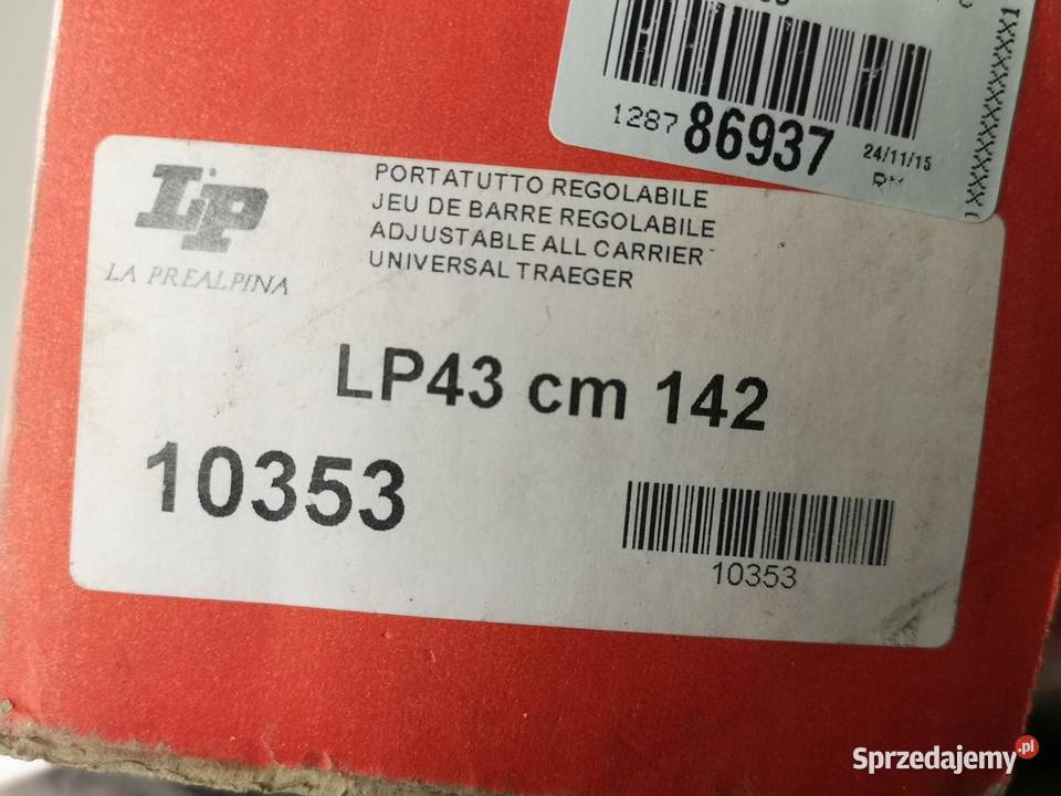 BAGAŻNIK DACHOWY LA PREALPINA 10353
