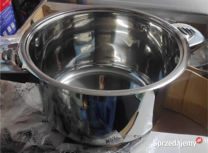 Komplet garnków Hoffner 16el garnki stalowe z Łódź