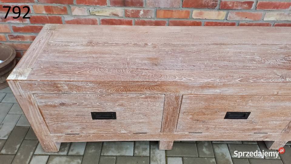 Szafka RTV Komoda drewniana kolonialna Szafka 212.5cm Dom i Ogród zachodniopomorskie Gawroniec