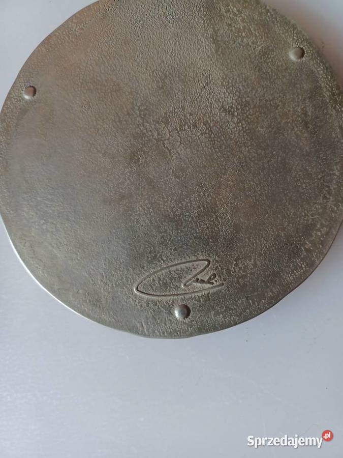 Komplet sześciu pięknych sygnowanych talerzyków Poznań