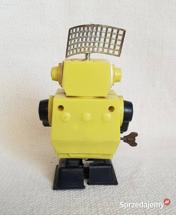 Stara zabawka robot PRL Warszawa