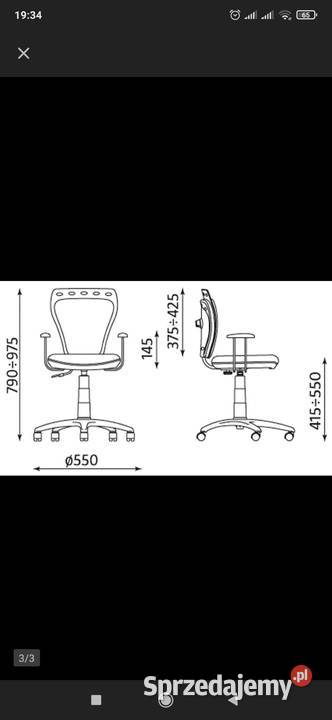 Fotel Krzesło Obrotowe Dzieci Dziewczynki małopolskie Nowy Sącz
