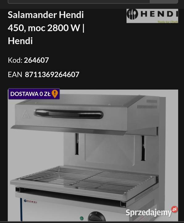 Salamander Hendi 450 moc 2800 W Hendi Kraków