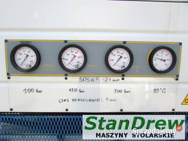 Prasa do klejenia drewna z podajnikiem STETON Mojusz