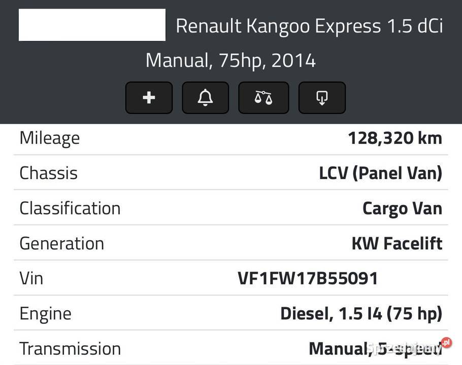SILNIK K9K608 Renault Kangoo II 15 DCI 75 diesel osobowe