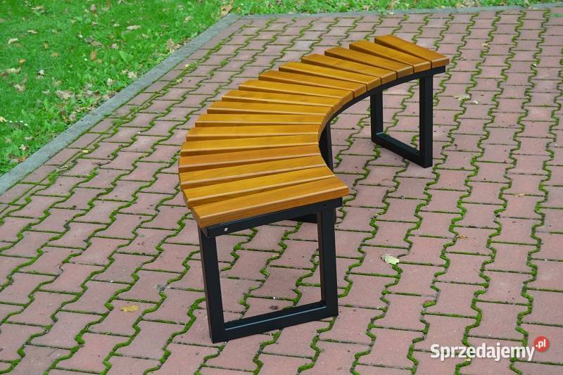 Ławka półokrągła ŁUK VI bez oparcia miejska Gołębiów sprzedam