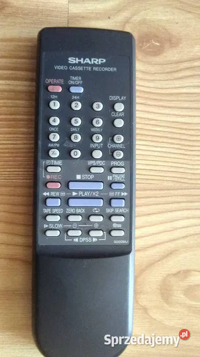 Pilot do magnetowidu video VHS SHARP VC A39 Żnin