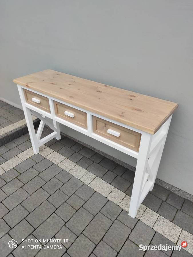 Konsola drewniana styl prowansalski