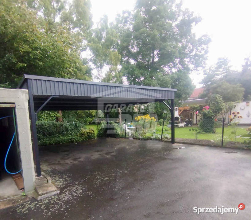 Wiata samochodowa CarPort 8x8 GP217 małopolskie Kalwaria Zebrzydowska