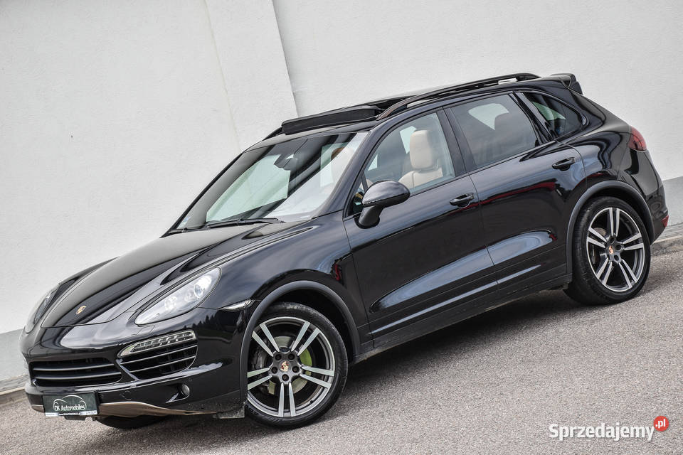 Porsche Cayenne Diesel Platinum Edition welurowa tapicerka pomorskie Gdańsk