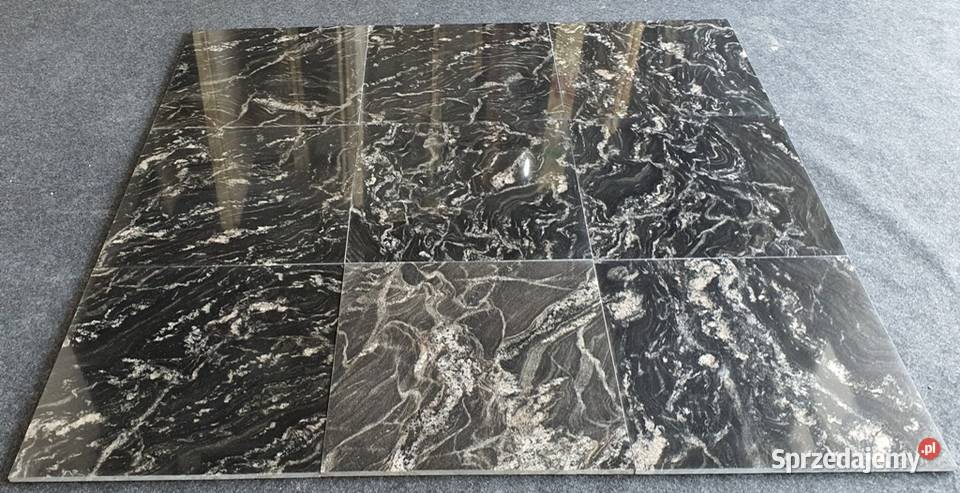 River Black płytki posadzka kamień czarny z