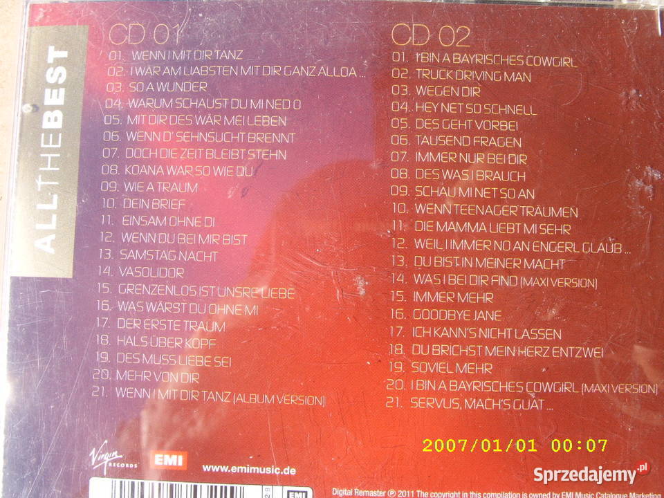 Rock NICKIALL THE BEST EMI 2 CD Wołów