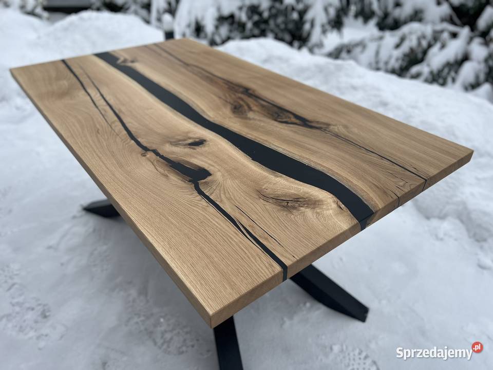 Blat dębowy pod żywice żywica epoksydowa orzech Pozostałe Kraków