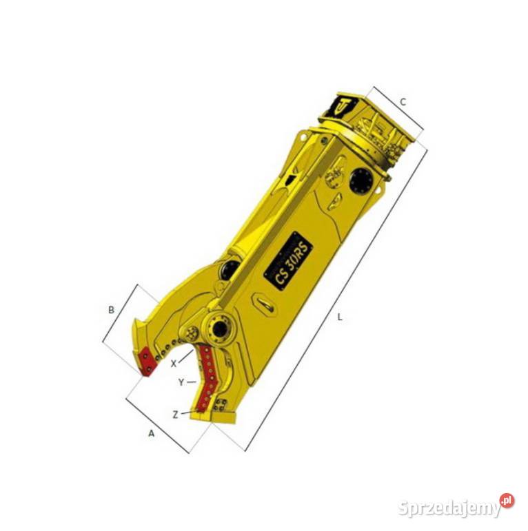 Nożyce do cięcia stali tnące Trevibenne CS25RS nie Koparki