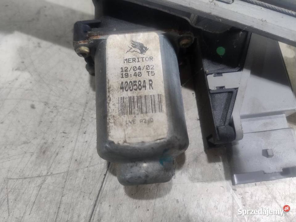 MECHANIZM PODNOŚNIK SZYBY PRAWY TYŁ PEUGEOT 307 osobowe