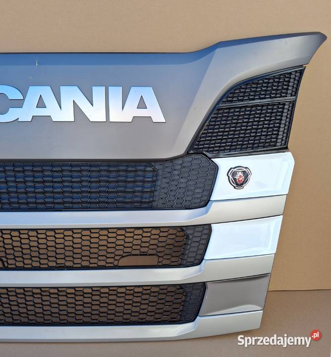 SCANIA S 17 MASKA GRILL ATRAPA BLACHA KOMPLET ciężarowe lubuskie Bieleń