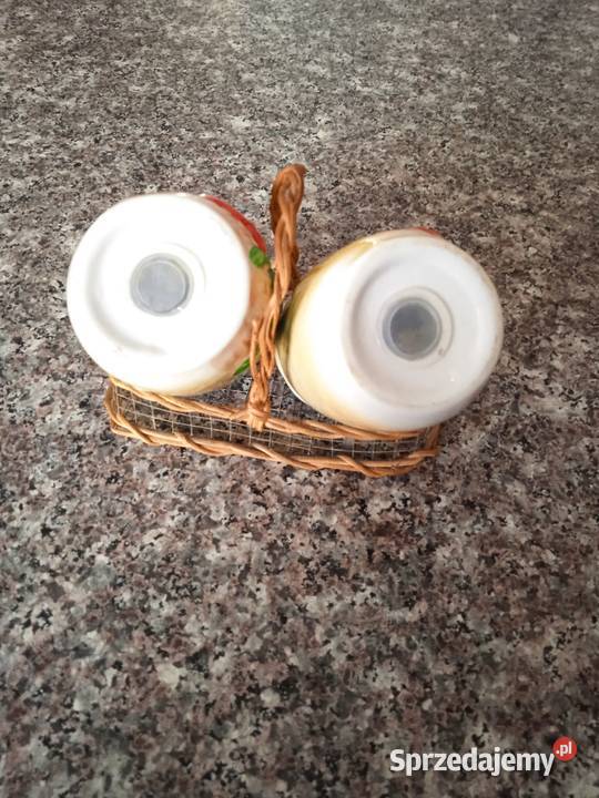 Zestaw do soli i pieprzu łódzkie Pabianice sprzedam