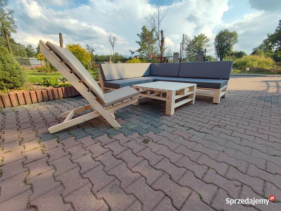 Drewniane meble ogrodowe z paletszersze Nowy Targ sprzedam