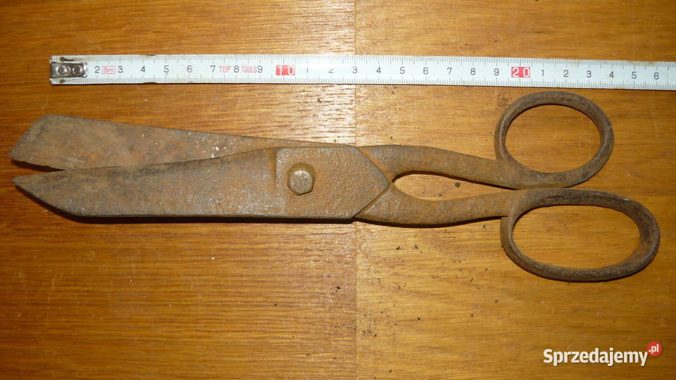 Nożyczki stare nożyce krawieckie przedwojenne Sokółka