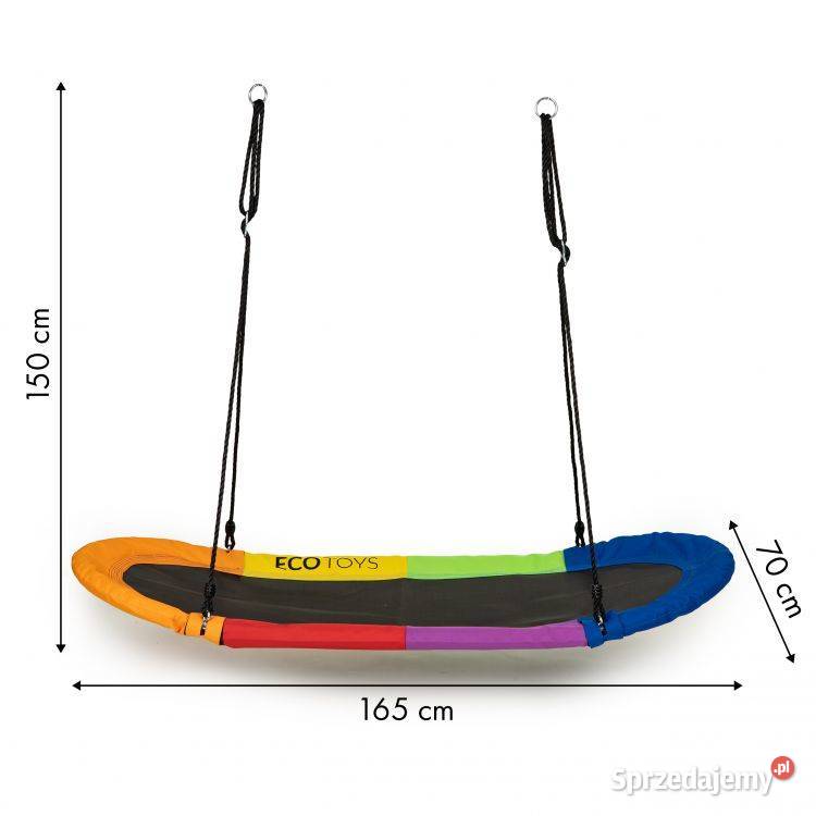 Huśtawka ogrodowa bocianie gniazdo xxl owalna Pozostałe podlaskie Bielsk Podlaski