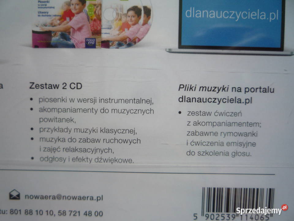 Muzyka klasa 1 Podręcznik 2 Płyty CD Piosenki Szczecin