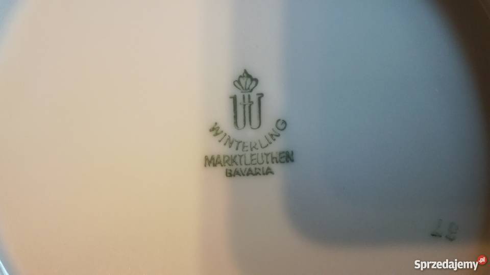 Stara porcelana sygnow winterling Antyki, Sztuka, Kolekcje Nysa