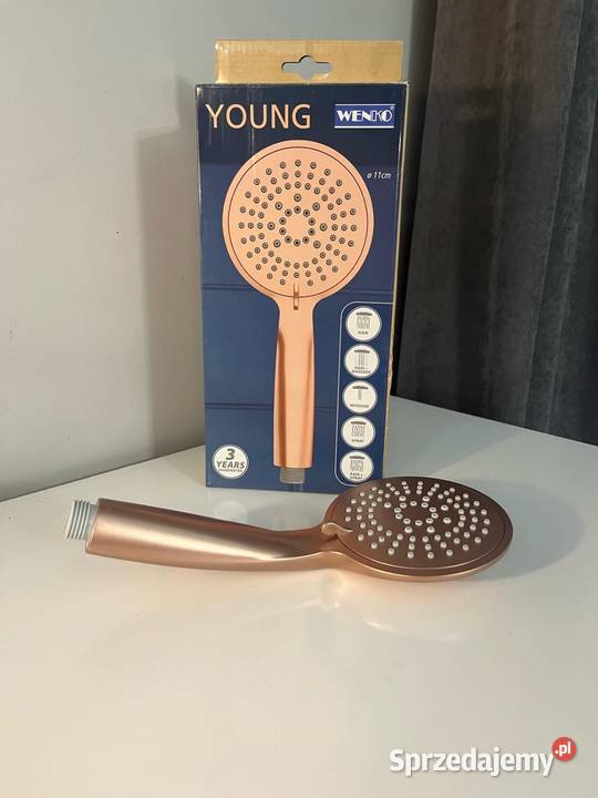 Słuchawka prysznicowa Young Line kolor miedziany Sopot