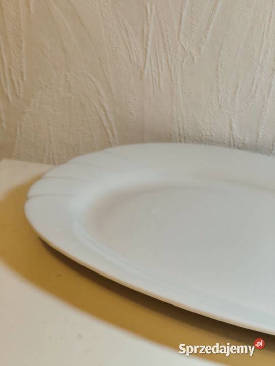Porcelanowy półmisek Burg Lindau biała owalna Poddębice sprzedam